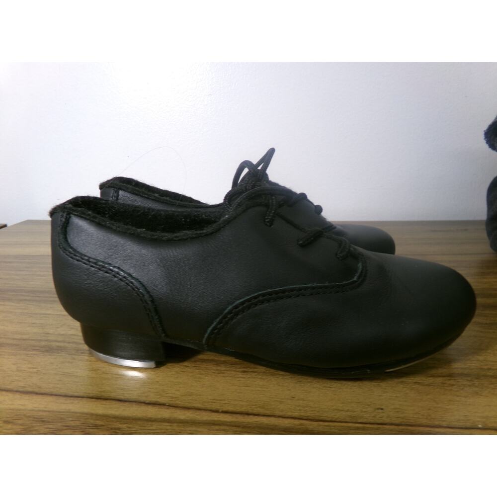 Dance Oxford Tap Shoes 1M Youth Revolution 581 Black Gently Used